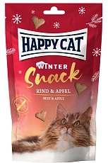 Happy Cat Winter Soft Snack (Говядина, яблоко)