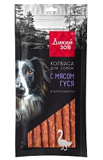 ТИТБИТ Дикий Зов Колбаса с мясом гуся и брусникой