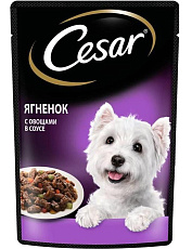 Cesar для взрослых собак (Ягненок с овощами в соусе)