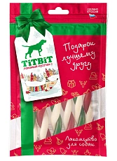 ТИТБИТ Твистер рождественский для собак Новогодняя коллекция