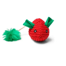 Triol Игрушка для кошек Мышка вязаная, серия NEW YEAR
