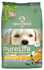 Flatazor Pure Life Adult Light&Sterilized Dog (Курица)