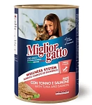 Miglior Gatto Паштет с лососем и тунцом (консервы)