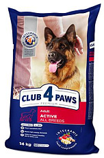 Club 4 Paws для взрослых активных собак всех пород (Курица)