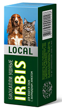Irbis Local Биокапли ушные для собак и кошек, 15 мл