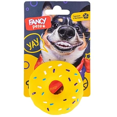 Fancy pets Игрушка для щенков Пончик, 6,5 см