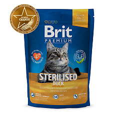 Brit Premium Cat Sterilised (Утка)