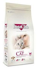 BonaCibo Adult Cat (Курица, анчоус и рис)