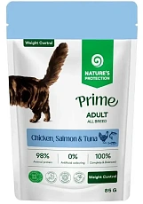 Nature's Protection Prime Adult Cat Weight Control (Курица, лосось и тунец)