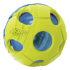 Nerf Dog Мяч светящийся, синий/зеленый