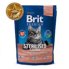 Brit Premium Cat Sterilised (Лосось)