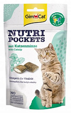 Gimcat Лакомство Nutri Pockets (Кошачья мята + мультивитамин)