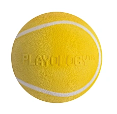 Playology Жевательный мяч SQUEAKY CHEW BALL с ароматом курицы, желтый