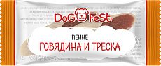 Dog Fest Пенне из говядины и трески, 20 шт/уп.