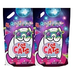 FOR CATS Наполнитель силикагелевый Disco Mix (лотос), 4 л х 2 шт