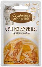 Деревенские лакомства Суп из курицы с уткой и тыквой