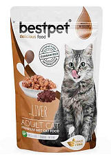 Bestpet Adult Cat (Печень в желе)