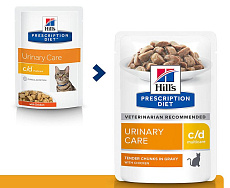 Hill's Prescription Diet c/d Multicare Urinary Care для кошек с курицей