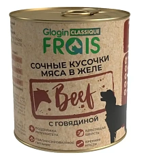 Frais Classique Dog Кусочки с говядиной в желе
