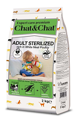 Chat&Chat Expert Adult Sterilized Cat (Птица)