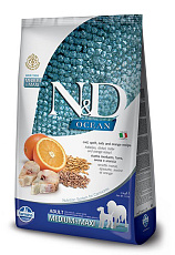 Farmina N&D Ocean LG Adult Medium & Maxi (Треска и апельсин)