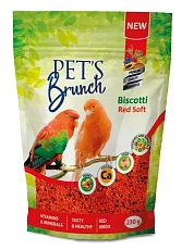 Pet's Brunch Функциональный десерт Biscotti Red Soft для птиц с краcным оперением