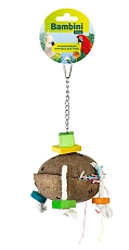 Bambini Pets Игрушка для крупных попугаев Кокосик
