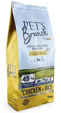 Pet's Brunch Adult Medium Breeds (Курица и рис)