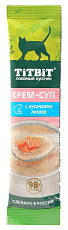 ТИТБИТ Крем-суп для кошек с кусочками лосося