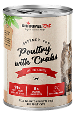 Chicopee Adult Cat (Домашняя птица с крабами)