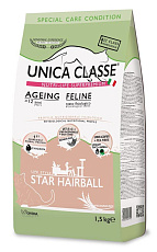 Unica Classe Ageing Feline Star Hairball (Курица)