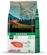 BRAVERY Adult Cat (Курица)