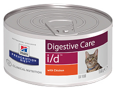 Hill's Prescription Diet i/d Digestive Care Влажный корм для кошек и котят (курица)