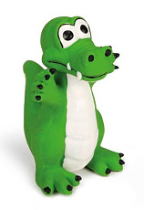 Beeztees Латексный зеленый крокодил, 12 см