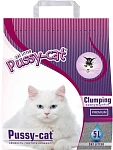 Pussy-cat Premium наполнитель комкующийся с ароматом лаванды