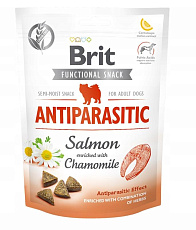 Лакомство Brit Care Dog Functional Snack Antiparasitic Salmon, 150 г