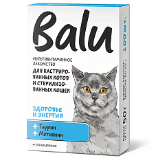 BALU Здоровье и энергия Лакомство мультивитаминное для кошек