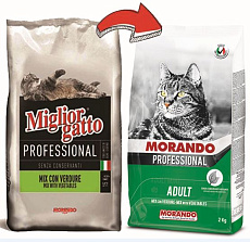 Morando Professional Cat Adult Mix with Vegetables (Мясо, овощи)