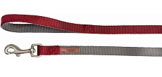CAMON Поводок двухцветный, серый/красный