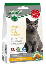 Dr. Seidel Snacks Лакомство для кошек для красивой шерсти