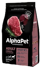 AlphaPet Superpremium Dog Maxi Adult (Говядина, потрошка)