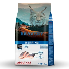 BRAVERY Adult Cat (Сельдь)