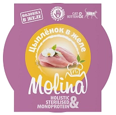 Molina Консервы для котят (Цыпленок в желе)