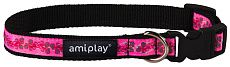 Ошейник регулируемый Amiplay NX L-XL (Розовый)