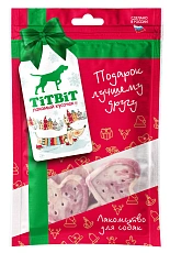 ТИТБИТ Мягкие снеки с кроликом и черникой для собак (Новогодняя коллекция)