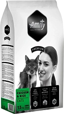 Amity Premium Cats (Курица и рис)