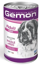 Gemon Консервы Dog Adult Maxi (Свинина и рис)