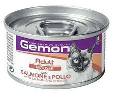 Gemon Cat Adult Mousse (Лосось и курица)