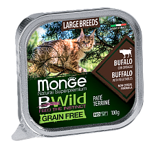 Консервы Monge Cat BWild Buffalo/Vegetables