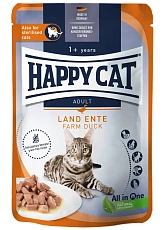 Happy Cat Culinary Кусочки в соусе (Утка)